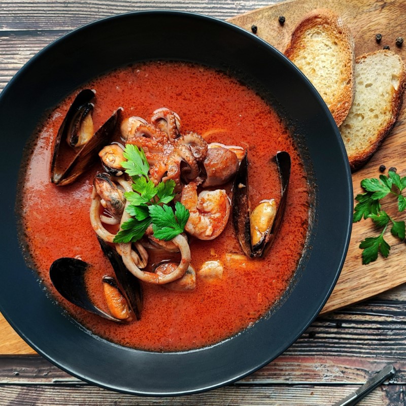 ZUPPA DI FRUTTI DI MARE