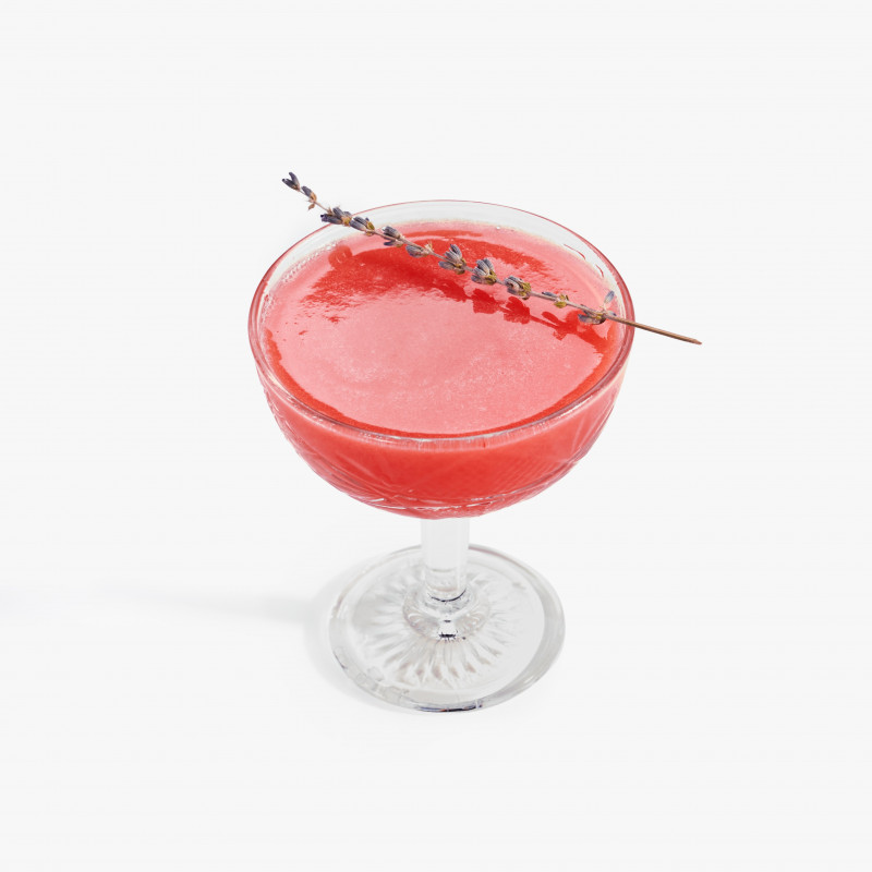 Klubnichka – Succulent Strawberry and Lavender Martini