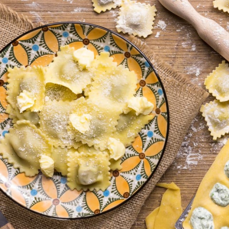 RAVIOLI SPINACI E RICOTTA