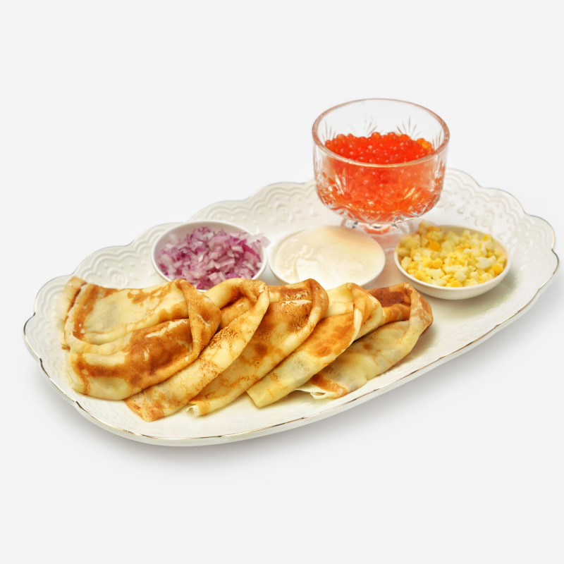 Red Caviar Blinis
