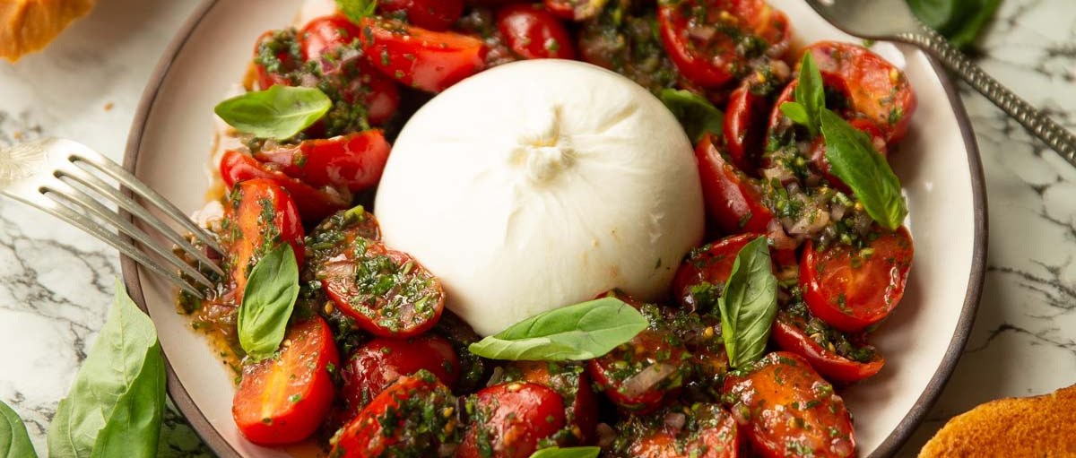 Burrata con Pomodoro