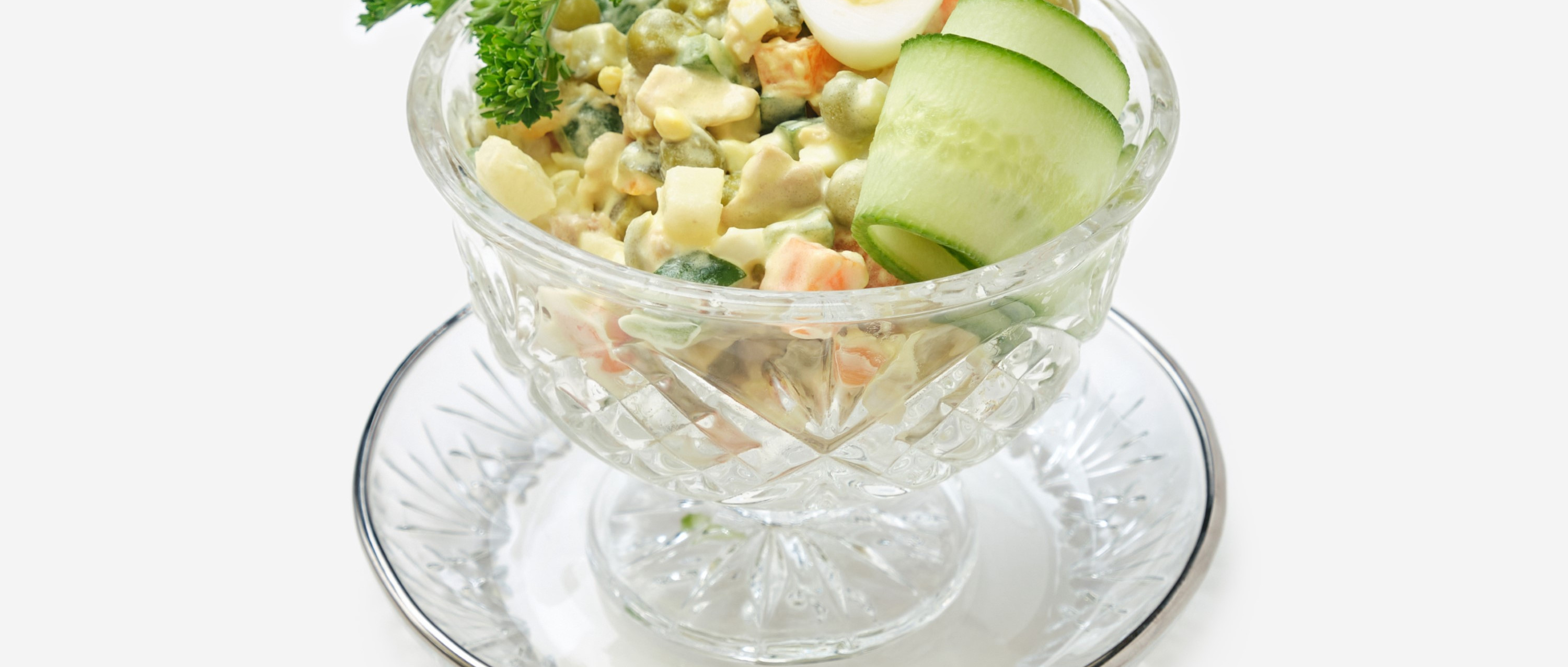 Olivier Salad with King Crab